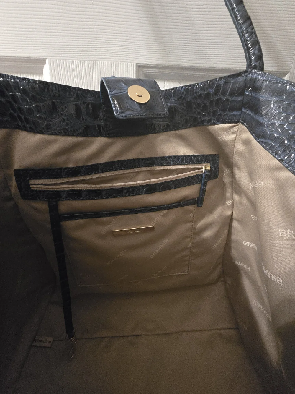 Brahmin - Bailee - Alden Road In Indigo - Picture 7 of 13